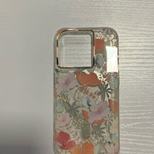 Elizabeth and James Floral Transparent Phone Case
